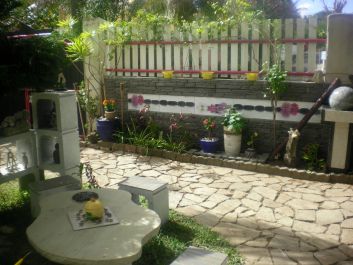 Le coin zen du jardin