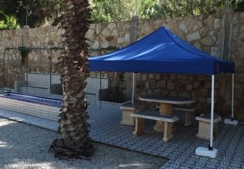 L'espace barbecue...un vrai bonheur!